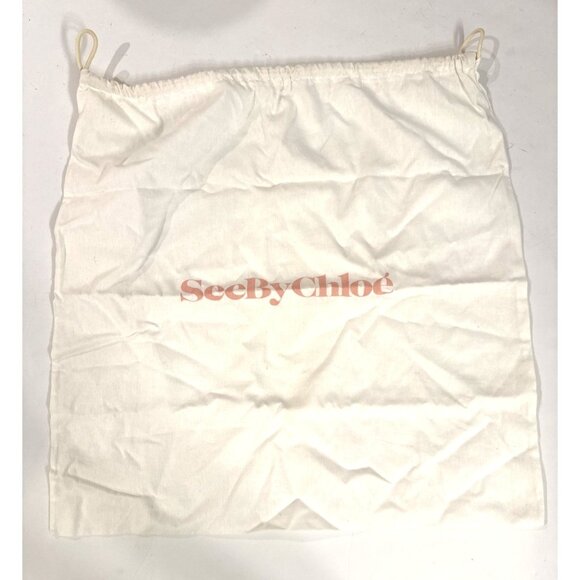 SEE BY CHLOE Vicki Taupe Leather Bucket Bag - Picture 9 of 13